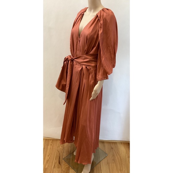 GINGER & SMART V-NECK WRAP DRESS - Picture 7 of 8